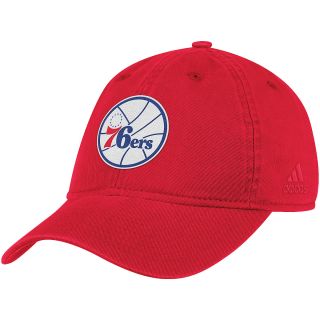 adidas Mens Philadelphia 76ers Basic Logo Slouch Hat
