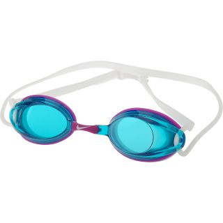 NIKE Womens Remora Fem Swim Goggles   Size Small, Teal/purple