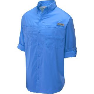 COLUMBIA Mens Tamiami II Long Sleeve Shirt   Size Xl, Vivid Blue