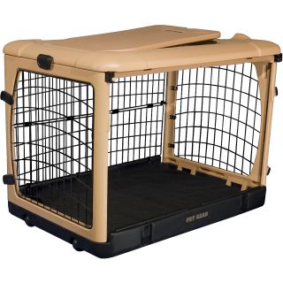 Pet Gear The Other Door Steel Crate w/ Black Mat and Carry Bag   Size 36,