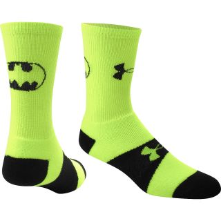 UNDER ARMOUR Mens Alter Ego Batman Performance Crew Socks   Size Large,