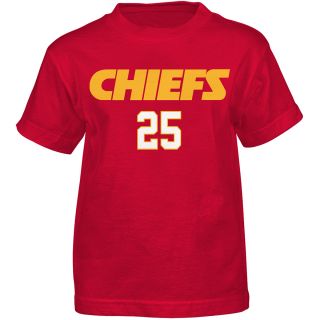 NFL Team Apparel Youth Kansas City Chiefs Jamaal Charles Primary Gear Name And