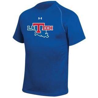 UNDER ARMOUR Youth Louisiana Tech Bulldogs Tech T Shirt   Size Small, Royal