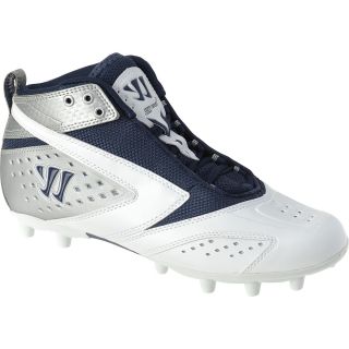WARRIOR Mens Burn 2nd Degree 2.0 Cleats   Size 11.5, White/blue