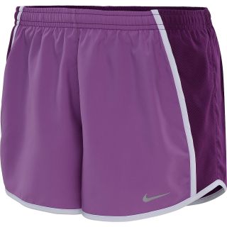 NIKE Womens Set The Pace Running Shorts   Size Medium, Grape/violet