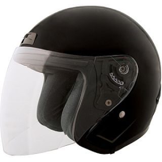 Fuel 5S Open Face Helmet with Shield   Size Small, Gloss Black (SH 5S0014)