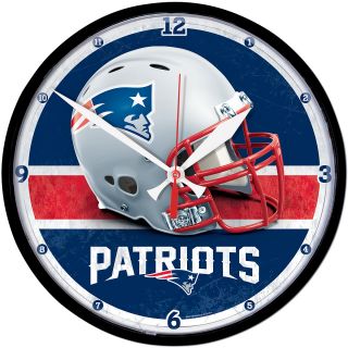 Wincraft New England Patriots Helmet Round Clock (2902438)