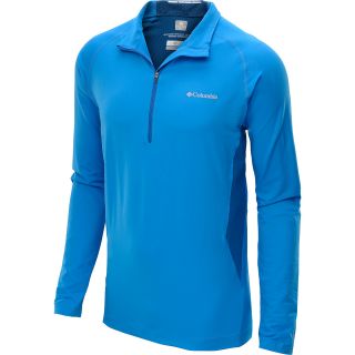 COLUMBIA Mens Freeze Degree Half Zip Pullover   Size Large, Hyper Blue