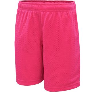NEW BALANCE Girls Basketball Shorts   Size Medium, Pink Glo