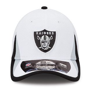NEW ERA Mens Oakland Raiders Training Camp 39THIRTY Stretch Fit Cap   Size