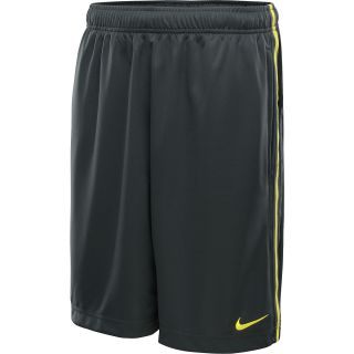 NIKE Mens Epic Shorts   Size 2xl, Anthracite/lime