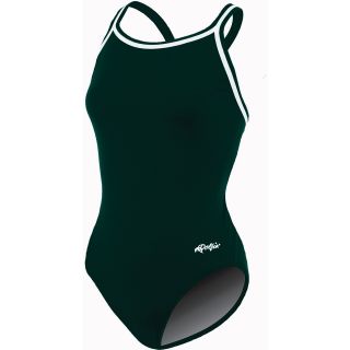 Dolfin Chloroban Team Solid Suit Womens   Size 38, Forest Green (9582C 270 38)