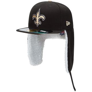NEW ERA Mens New Orleans Saints On Field Dog Ear 59FIFTY Fitted Cap   Size 7.
