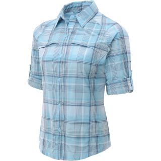 COLUMBIA Womens Silver Ridge Long Sleeve Shirt   Size XS/Extra Small, Bluetime