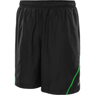 ASICS Mens Laser Cut 7 Running Shorts   Size Large, Black/green