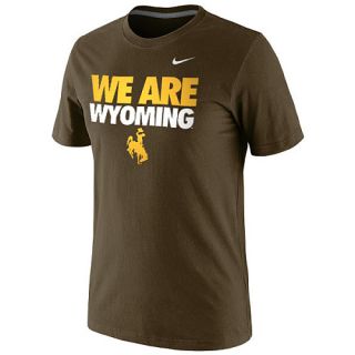 NIKE Mens Wyoming Cowboys We Are Wyoming Classic Short Sleeve T Shirt   Size