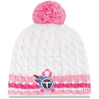NEW ERA Womens Tennessee Titans Breast Cancer Awareness Knit Hat, Pink
