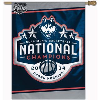 Wincraft UConn Huskies NCAA Basketball National Champions 27x37 Vertical Banner