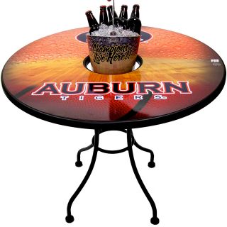 Auburn Tigers Basketball Solid Base 36 BucketTable with MagneticSkins