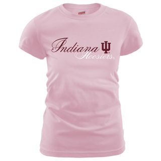 MJ Soffe Womens Indiana Hoosiers T Shirt   Soft Pink   Size Large, Indiana