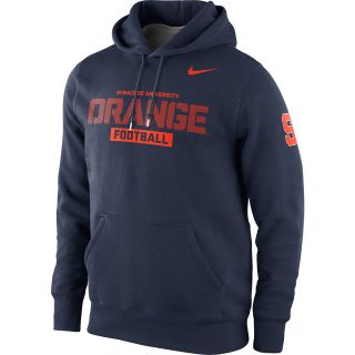 NIKE Mens Syracuse Orange Practice Classic Crew Sweatshirt   Size Medium, Navy
