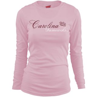 MJ Soffe Girls South Carolina Gamecocks Long Sleeve T Shirt   Soft Pink   Size