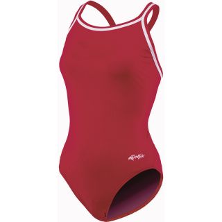 Dolfin Chloroban Team Solid Suit Womens   Size 30, Red (9582C 250 30)