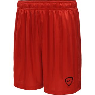 NIKE Mens Academy Jacquard Soccer Shorts   Size Small, University Red/black