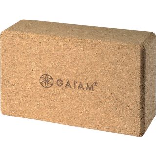 GAIAM Cork Yoga Brick, Brown