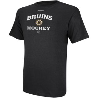 REEBOK Mens Boston Bruins Authentic Elite Short Sleeve T Shirt   Size Small,
