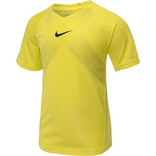 NIKE Boys Contemporary Athlete US Open Short Sleeve Tennis Top   Size Small,