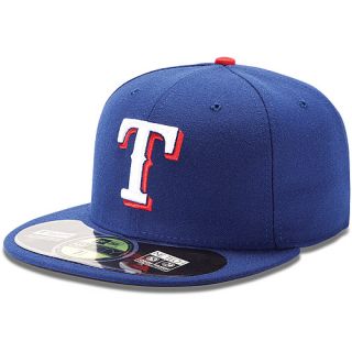 NEW ERA Mens Texas Rangers Authentic Collection Game 59FIFTY Fitted Cap   Size