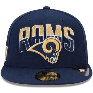NEW ERA Youth St. Louis Rams Draft 59FIFTY Fitted Cap   Size 6 1/2, Navy