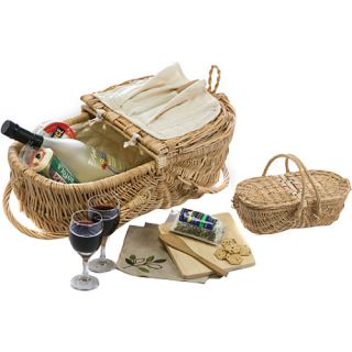 Picnic Plus Eco Wine and Cheese Basket Set (PSB 280)