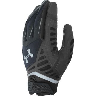UNDER ARMOUR Adult Nitro Warp Football Receiver Gloves   Size Small, Black