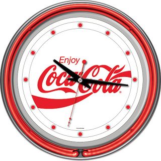 Coke White Neon Clock (COKE 1400 V17)