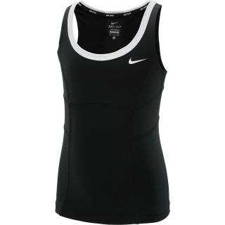 NIKE Girls New Boarder Tennis Tank   Size XS/Extra Small, Black/white/white