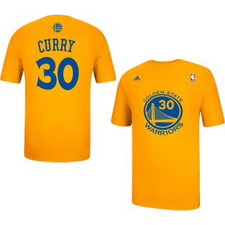 adidas Mens Golden State Warriors Stephen Curry Replica Name And Number Short 