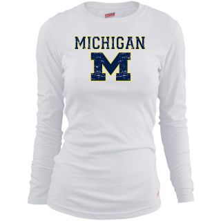 MJ Soffe Girls Michigan Wolverines Long Sleeve T Shirt   White   Size Medium,