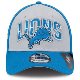 NEW ERA Mens Detroit Lions Draft 39THIRTY Stretch Fit Cap   Size S/m, Blue