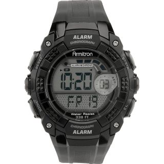 ARMITRON Mens 40/8209 Chronograph Digital Sport Watch, Black
