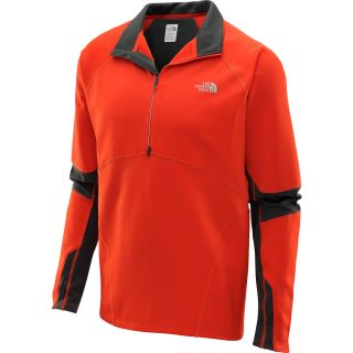 THE NORTH FACE Mens Momentum Thermal 1/2 Zip Top   Size Large, Fiery Red