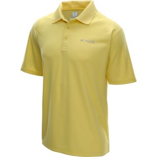 COLUMBIA Mens PFG Zero Rules Short Sleeve Polo Shirt   Size Xl, Sunlit Yellow