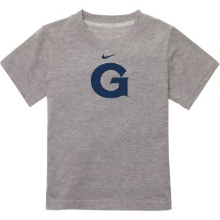NIKE Youth Georgetown Hoyas Classic Logo Short Sleeve T Shirt   Size Xl, Grey