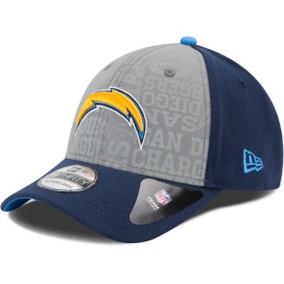 NEW ERA Mens San Diego Chargers 2014 Draft Reflective 39THIRTY Stretch Fit Cap