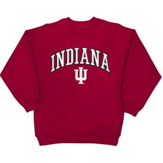 adidas Youth Indiana Hoosiers Team Color Basic Fleece Crew Shirt   Size Xl, Red