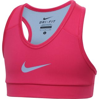 NIKE Girls Pro Hypercool Compression Mesh Sports Bra   Size Xl, Pink