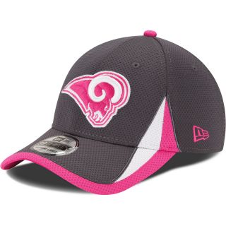 NEW ERA Mens St. Louis Rams Breast Cancer Awareness Training Camp 39THIRTY