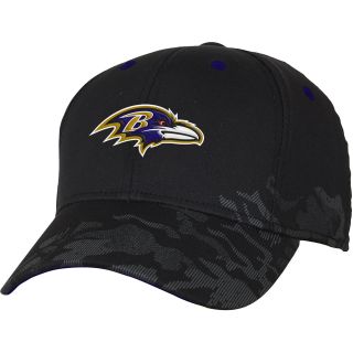 NFL Team Apparel Youth Baltimore Ravens Shield Back Black Cap   Size Youth,