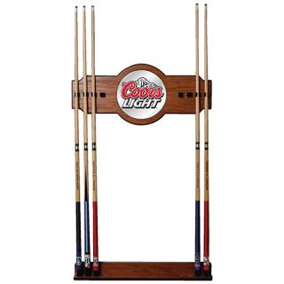 Coors Light 2 Piece Wood and Mirror Wall Cue Rack (CL6000)